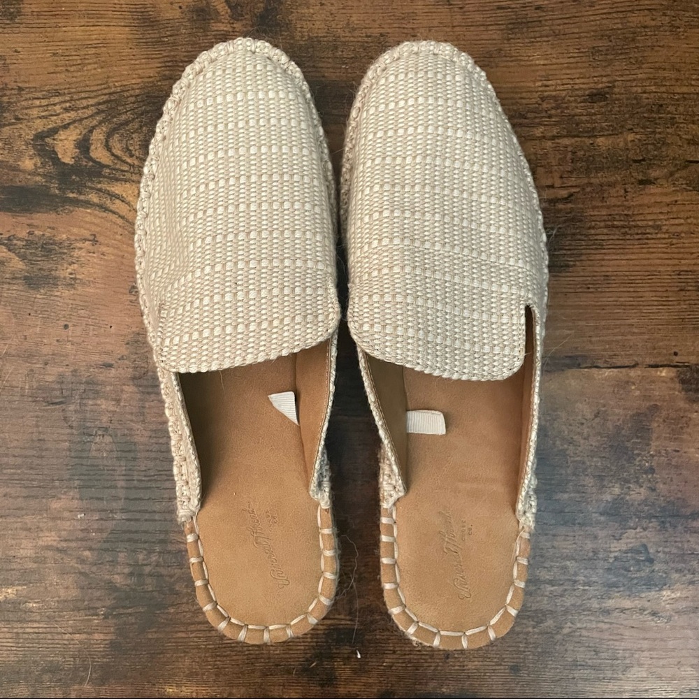 Universal Thread Espadrille Slide Mules Size 8